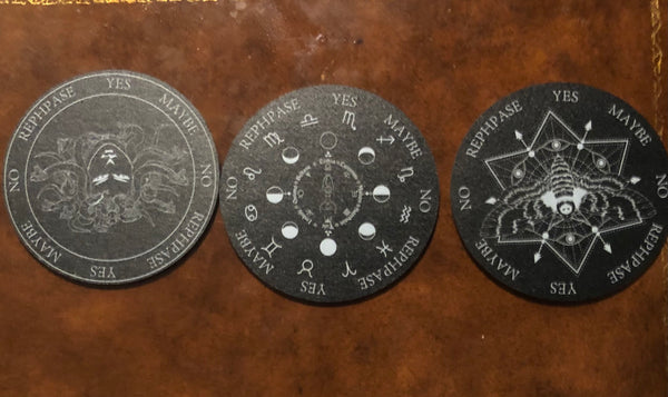 Pendulum Dowsing Board Wood