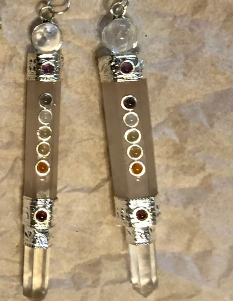 Chakra Stones Crystal Wand Pendulum