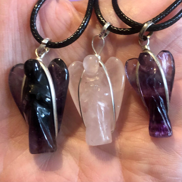 Gemstone Wire Wrapped Angel