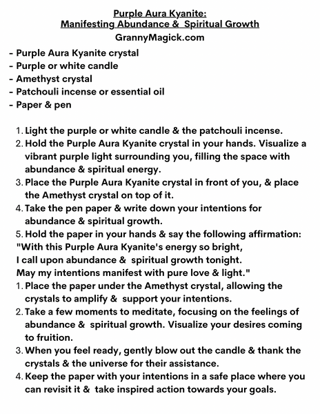 Purple Cosmic Aura Kyanite
