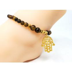 Hamsa Hand
Anklet - Tiger’s Eye