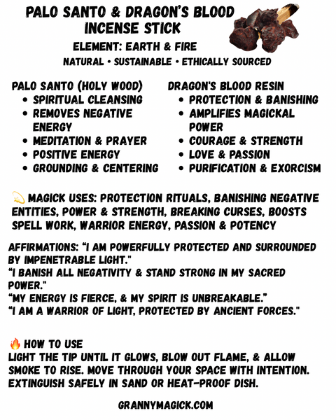 Herb & Palo Santo Stick Incense