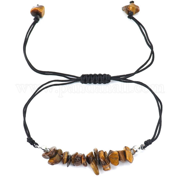 Braided Crystal Stone Bead Bracelets