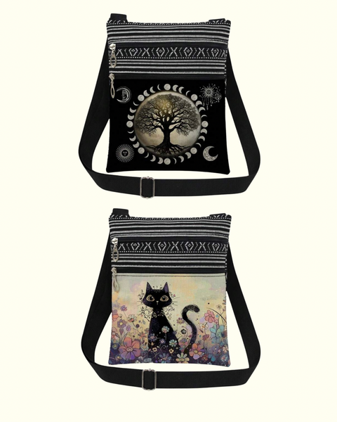 Purses: Black Cat & Tree of Life