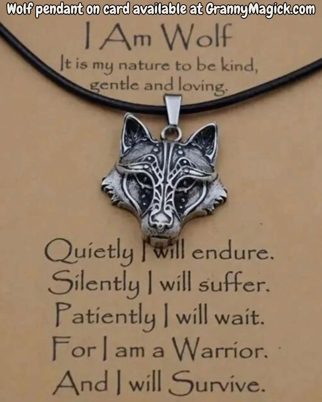 Wolf Pendant