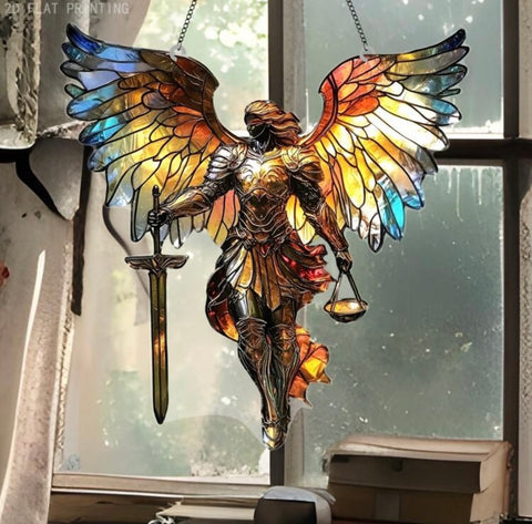 Archangel Michael Large Suncatcher