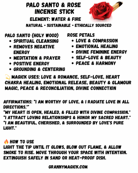 Herb & Palo Santo Stick Incense