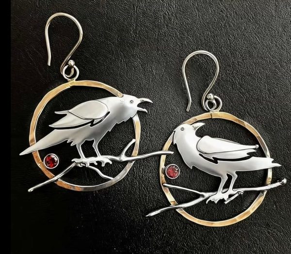 Raven Earrings
