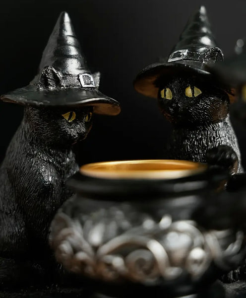 Three Witches Candle/Incense Cauldron Burner