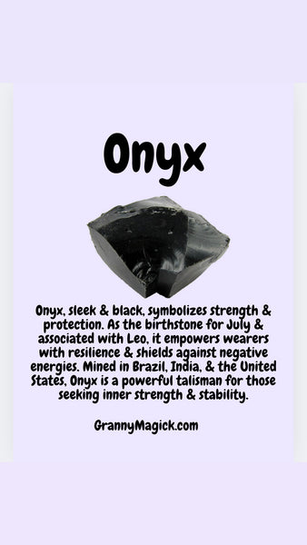 Onyx Pendant ON11