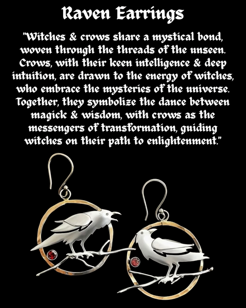 Raven Earrings