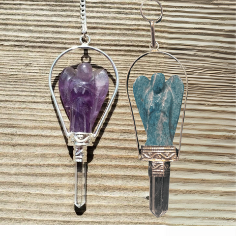 Pendulums Angels Amethyst Lapis Lazuli