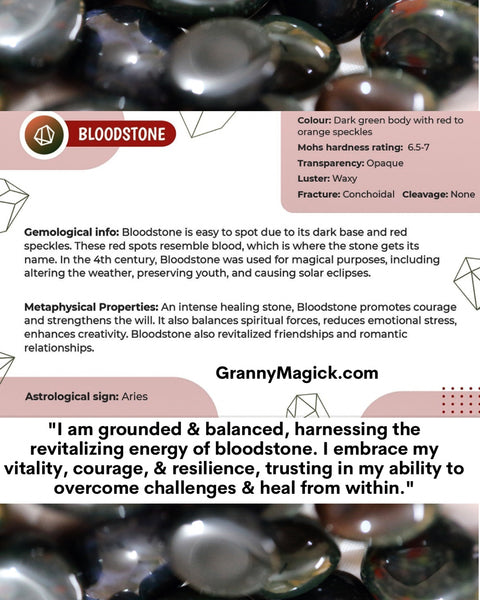Bloodstone polished