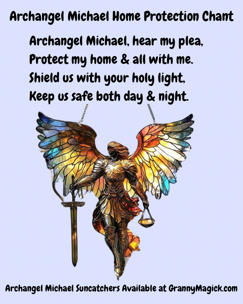 Archangel Michael Large Suncatcher