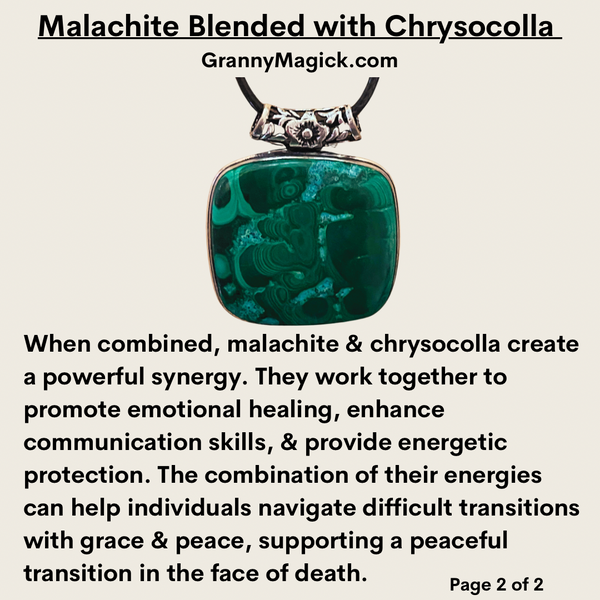 Chrysocolla Malachite Asst Pendants