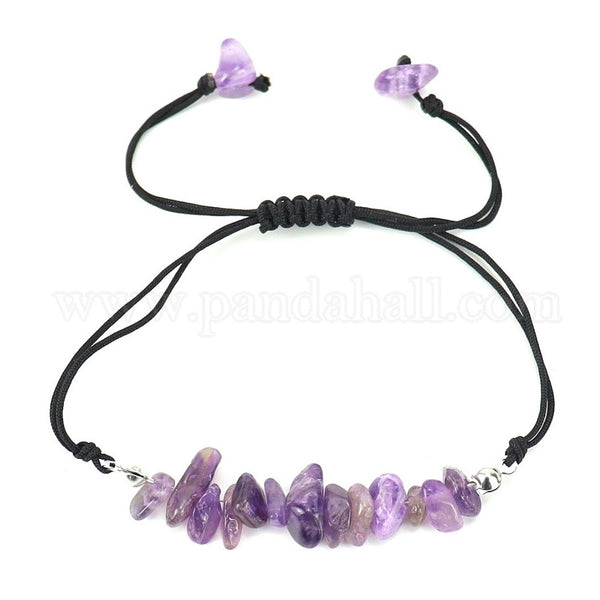Braided Crystal Stone Bead Bracelets