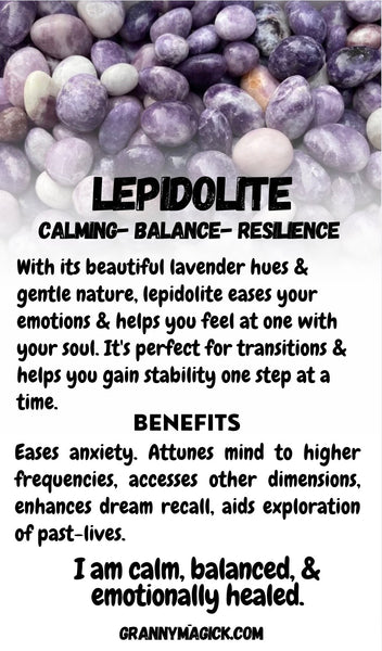 Lepidolite Braided Bracelet