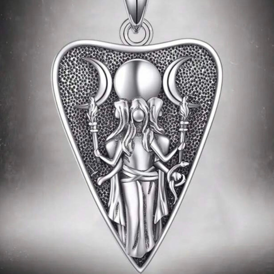 Hecate/Hekate Planchette Shaped Pendant