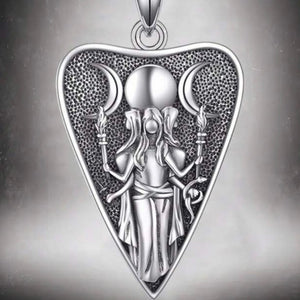 Hecate/Hekate Planchette Shaped Pendant