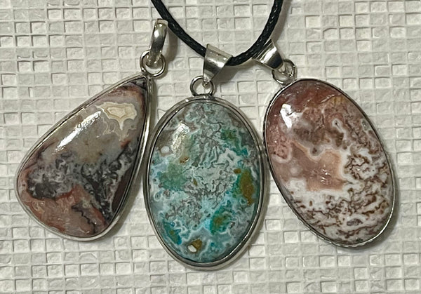 Mexican Laguna Lace Pendants