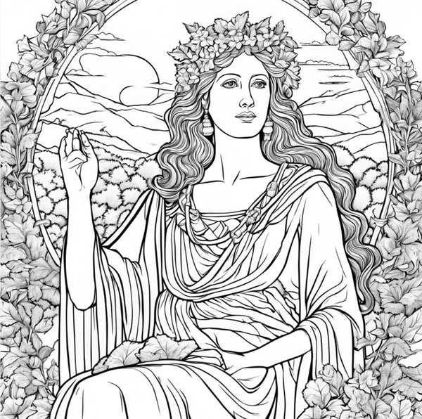 Free Demeter Coloring Sheets