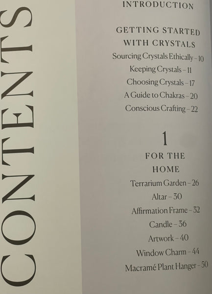 Crystal Craft: How to choose, use, and activate your crystals, with 25 creative projects to display and wear by Nicole Spink