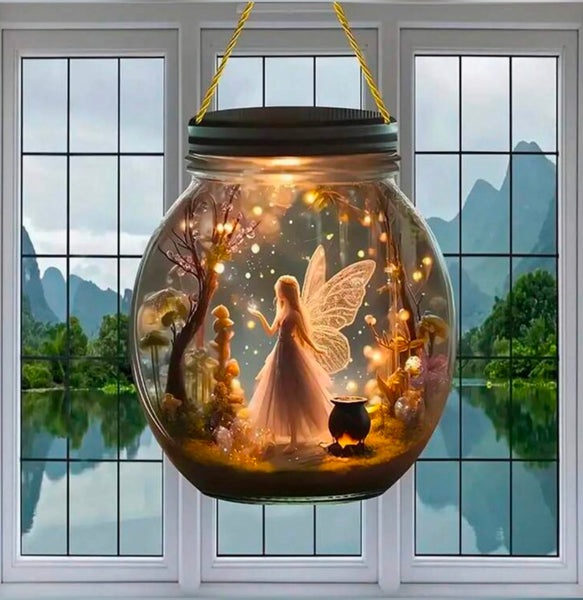 Fairy Jar Suncatcher