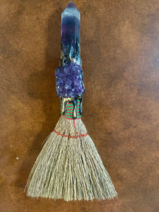 Crystal Broom Besom 7-8”