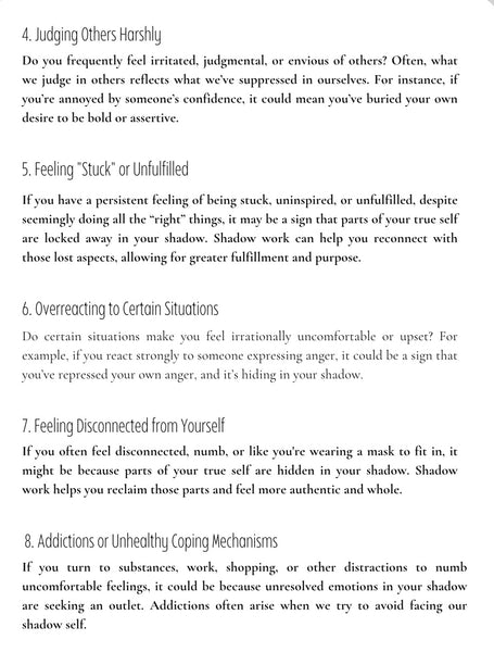 Ebook Shadow Work Journal