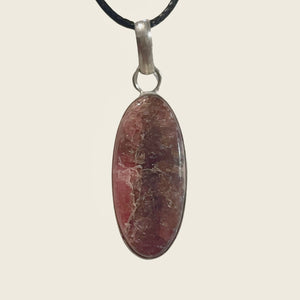 Rhodonite Oval Pendant