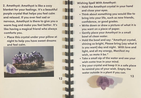 Crystal Book Set for Children with Crystals