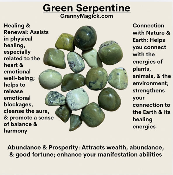 Serpentine Pencil Pendants