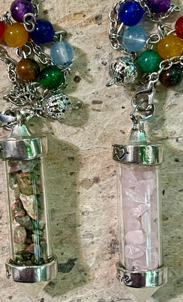 Pendulums: Crystal Chambered, Chakra Chain