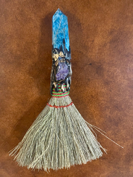 Crystal Broom Besom 7-8”