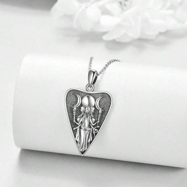Hecate/Hekate Planchette Shaped Pendant
