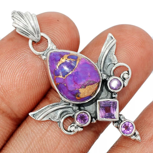 Angel Wings Crystal 925 Silver Pendants