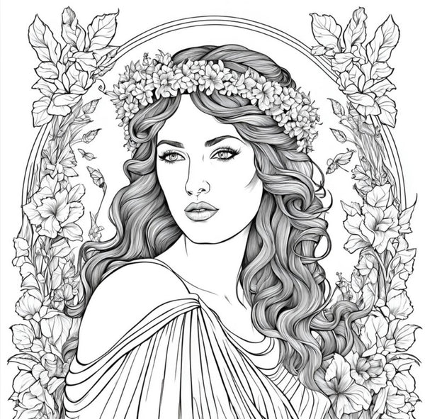 Free Persephone Coloring Sheets