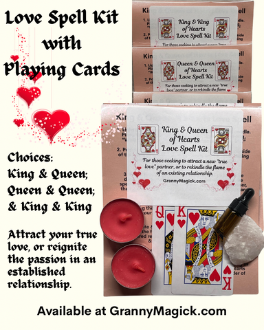 Love Spell Kit with Playing Cards