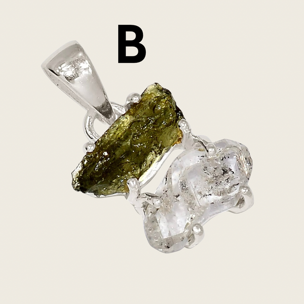 Moldavite Assorted Pendants