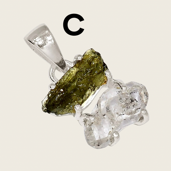 Moldavite Assorted Pendants