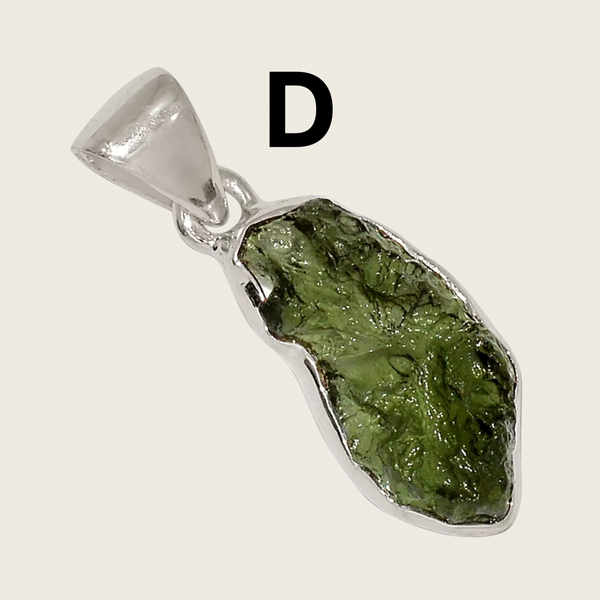 Moldavite Assorted Pendants