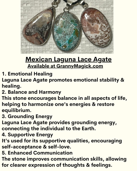 Mexican Laguna Lace Pendants