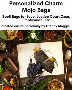 Personalized Charm Mojo Bags