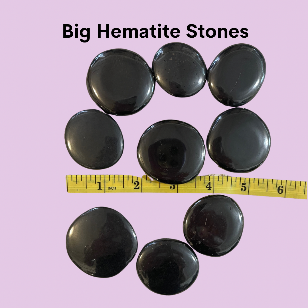 Hematite Stones 2 Sizes