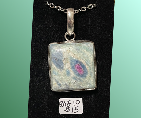 Ruby in Fuschite Pendant RinF 10 & 11