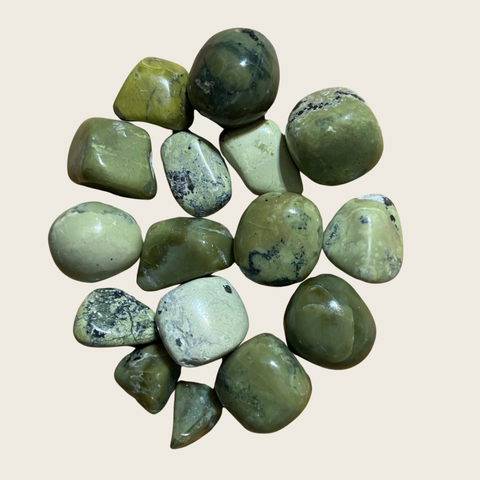 Green Serpentine Stones 2 ounces