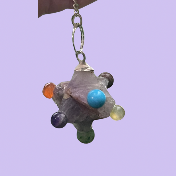 Pendulum: Amethyst Chakra Merkaba