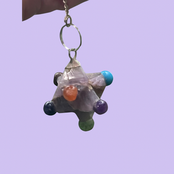 Pendulum: Amethyst Chakra Merkaba