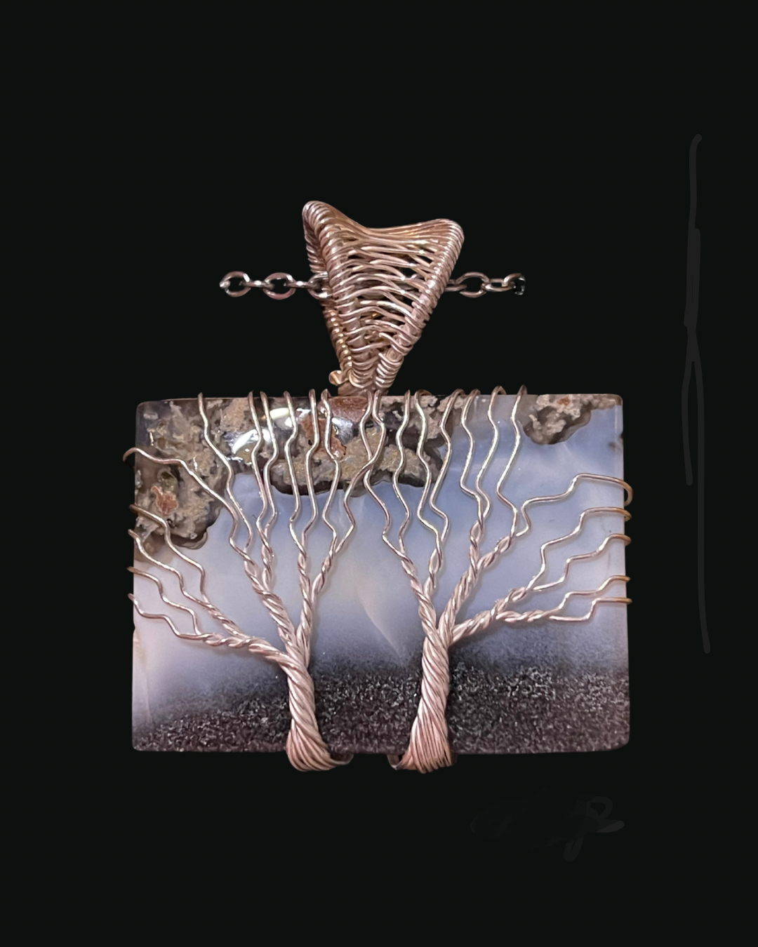 Wire Wrapped Picture Jasper Asst13