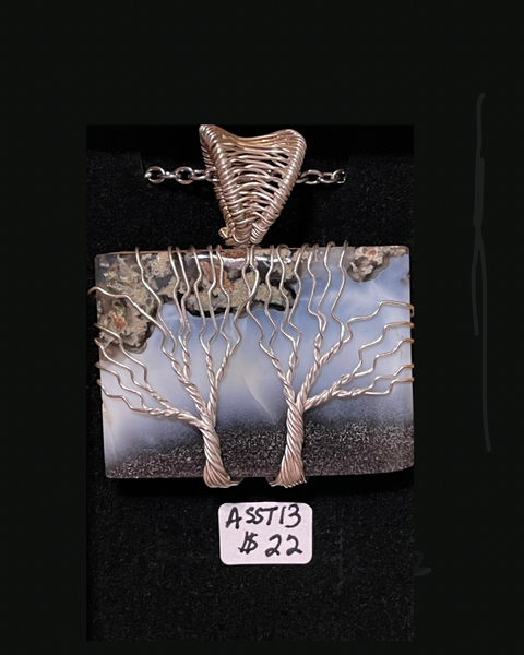 Wire Wrapped Picture Jasper Asst13